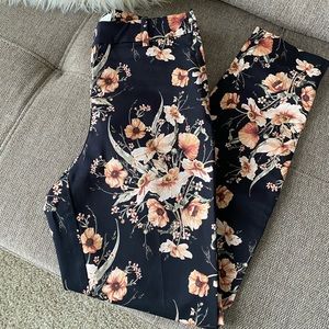 H&M Slacks Pants - Flowers
